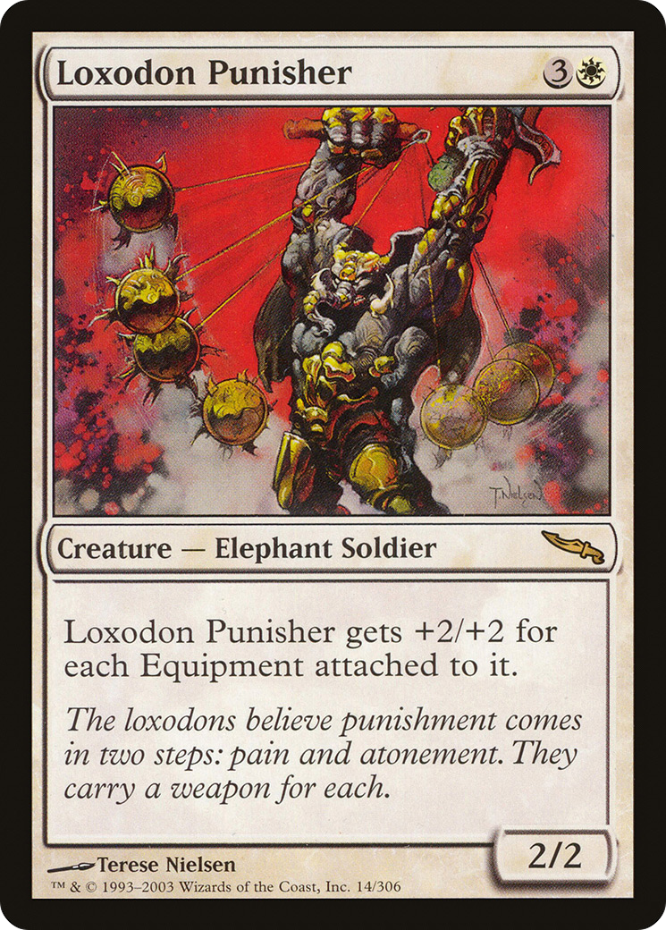 Loxodon Punisher (014) Foil - Mirrodin