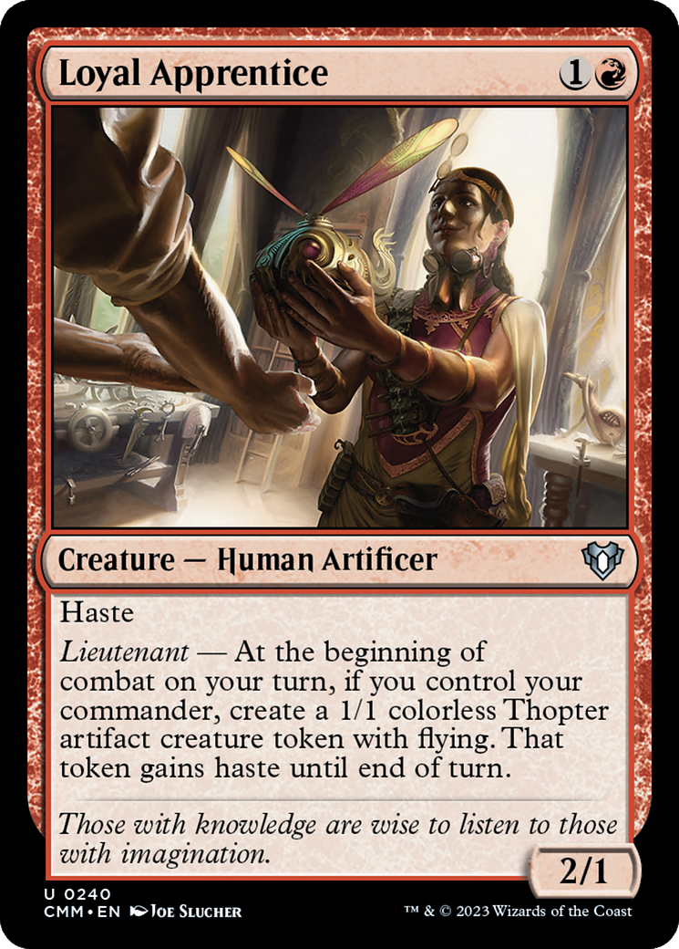 Loyal Apprentice (240) Foil - Commander Masters