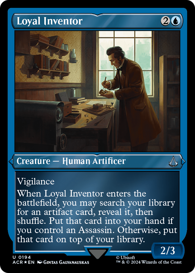 Loyal Inventor (194) Etched Foil - Assassin's Creed