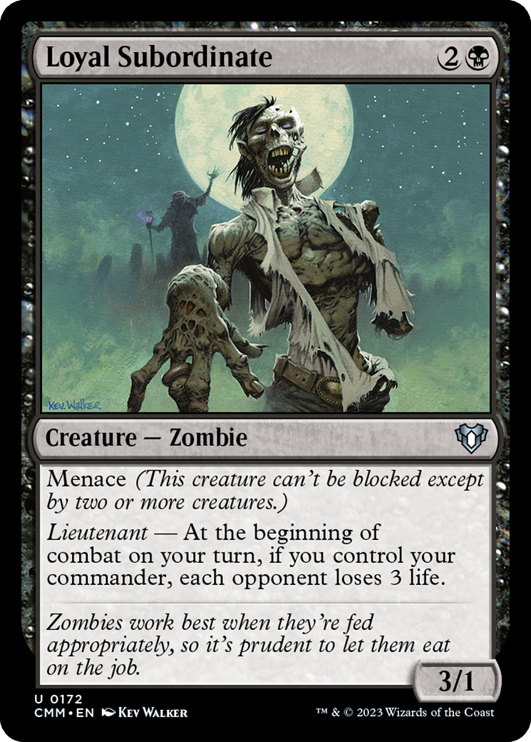 Loyal Subordinate (172) Foil - Commander Masters