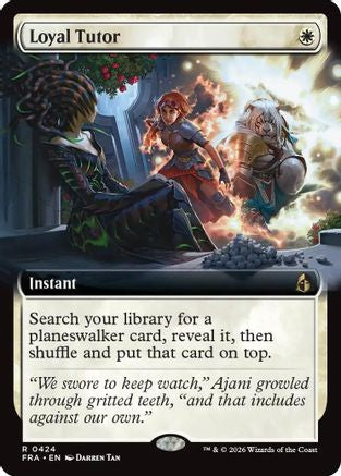Loyal Tutor (Extended Art) (424) Foil - Reality Fracture