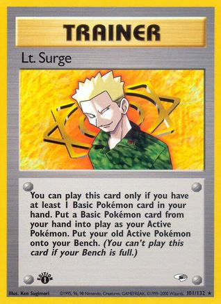 Lt. Surge (101) (1st Edition) - Gym Heroes