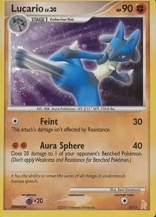 Lucario (3) Holofoil - Trainer Kit: Manaphy & Lucario