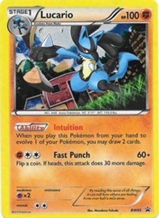 Lucario (BW85) Holofoil - Black Star Promos