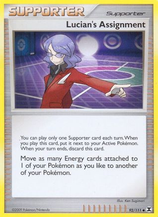 Lucian's Assignment (92) Reverse Holofoil - Rising Rivals
