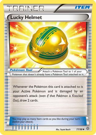 Lucky Helmet (77) Reverse Holofoil - Ancient Origins