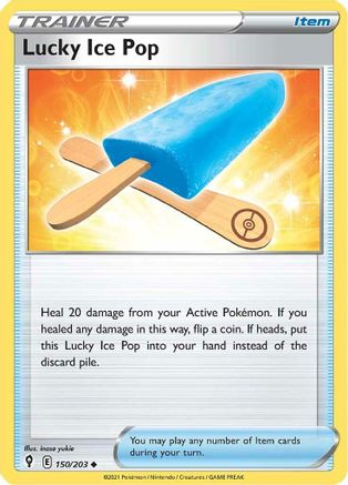Lucky Ice Pop (150) Reverse Holofoil - Evolving Skies