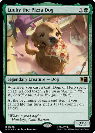 Lucky the Pizza Dog (726) - Commander: Marvel Super Heroes