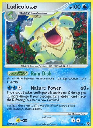 Ludicolo (13) Holofoil - Secret Wonders