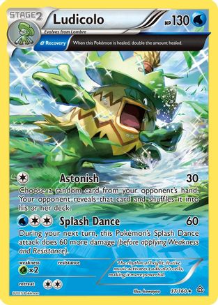 Ludicolo (Alpha) (37) Reverse Holofoil - Primal Clash
