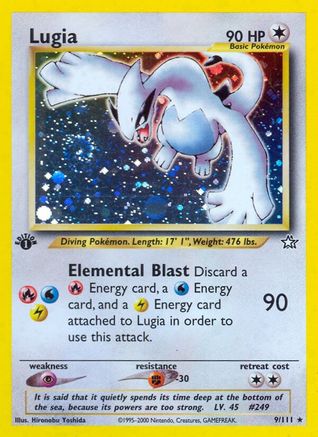 Lugia (9) (1st Edition) Holofoil - Neo Genesis