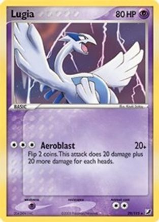 Lugia (Deck Exclusives) (29) Holofoil - Unseen Forces