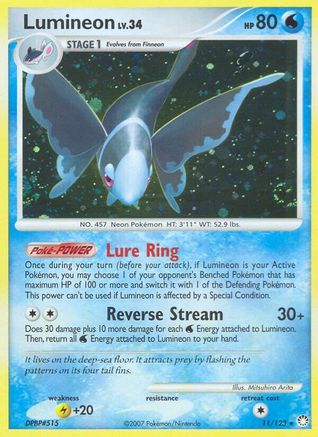 Lumineon (11) Reverse Holofoil - Mysterious Treasures