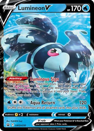 Lumineon V (SWSH250) Holofoil - Black Star Promos