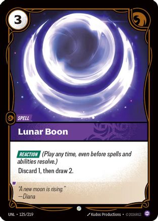 Lunar Boon (125) - Unleashed
