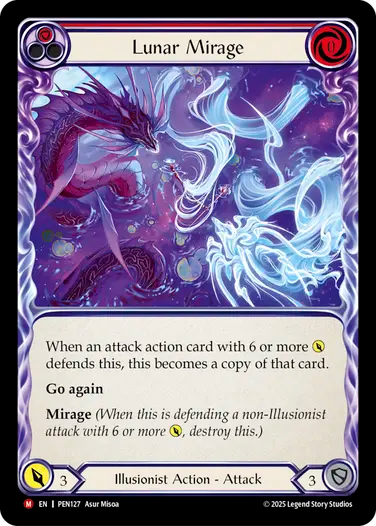 Lunar Mirage (PEN127) Rainbow Foil - Compendium of Rathe