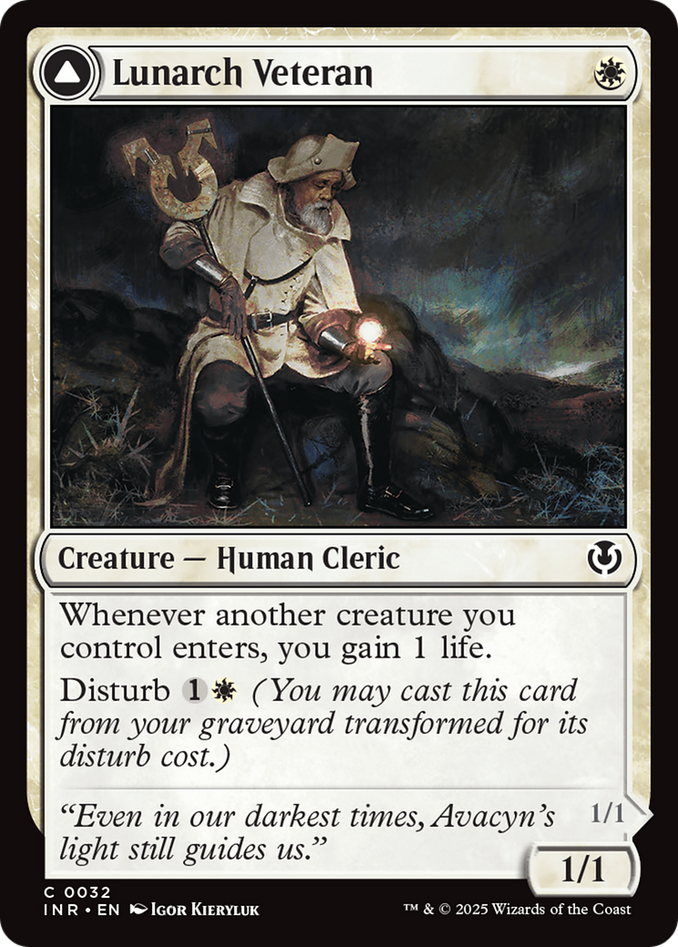 Lunarch Veteran // Luminous Phantom (032) Foil - Innistrad Remastered