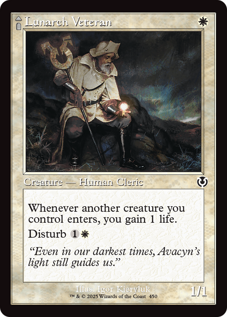 Lunarch Veteran // Luminous Phantom (Retro) (450) - Innistrad Remastered