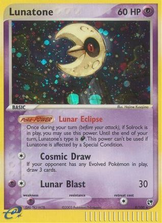 Lunatone (8) Holofoil - Sandstorm