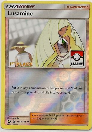 Lusamine (League Challenge) [1st Place] (153a) Reverse Holofoil - League & Championship Cards