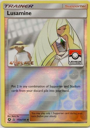 Lusamine (League Challenge) [4th Place] (153a) Reverse Holofoil - Ultra Prism