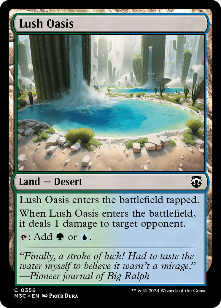 Lush Oasis (356) - Commander: Modern Horizons 3