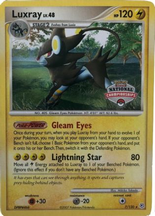 Luxray (National Championships) (7) - Diamond & Pearl
