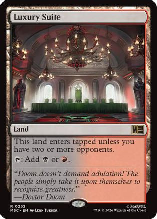 Luxury Suite (252) Surge Foil - Commander: Marvel Super Heroes