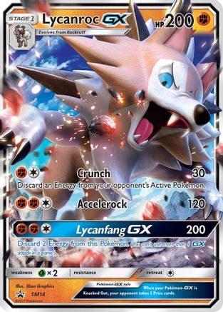Lycanroc GX (SM14) Holofoil - Black Star Promos