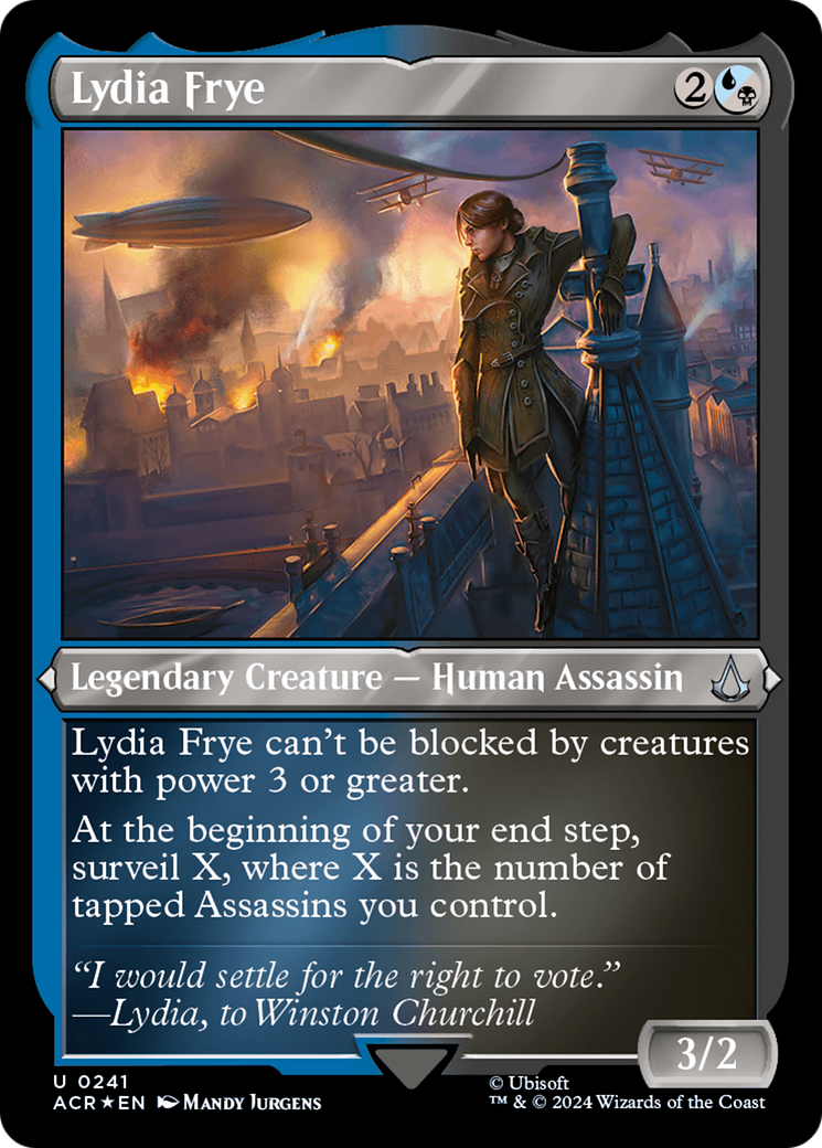 Lydia Frye (241) Etched Foil - Assassin's Creed