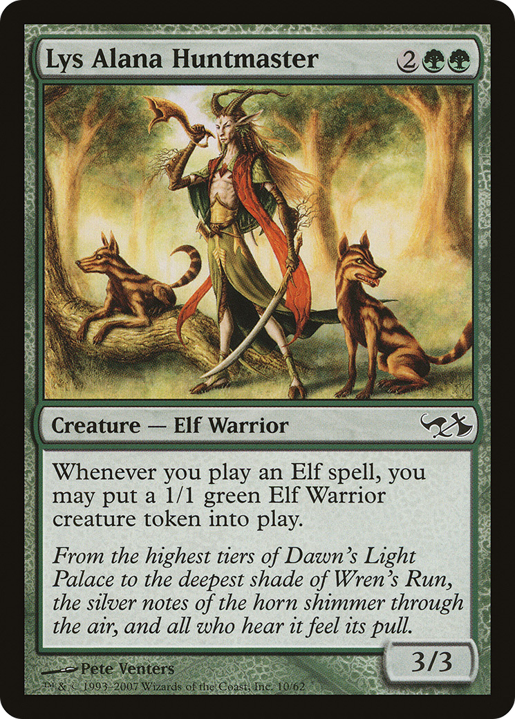 Lys Alana Huntmaster (010) - Duel Decks: Elves vs. Goblins