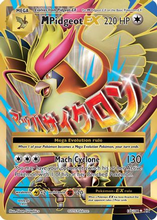 M Pidgeot EX (Full Art) (105) Holofoil - Evolutions