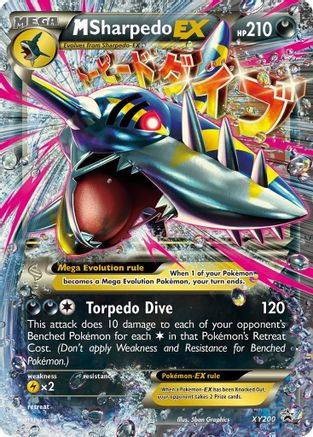 M Sharpedo EX (XY200) Holofoil - Black Star Promos