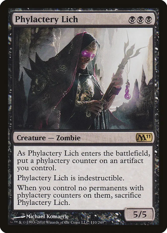 Phylactery Lich (110) Foil - Magic 2011