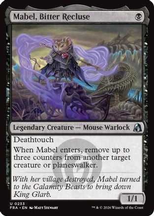 Mabel, Bitter Recluse (233) Foil - Reality Fracture