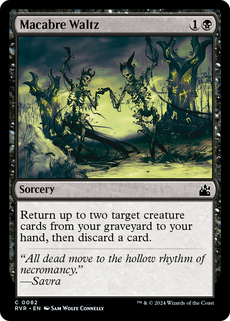 Macabre Waltz (082) Foil - Ravnica Remastered