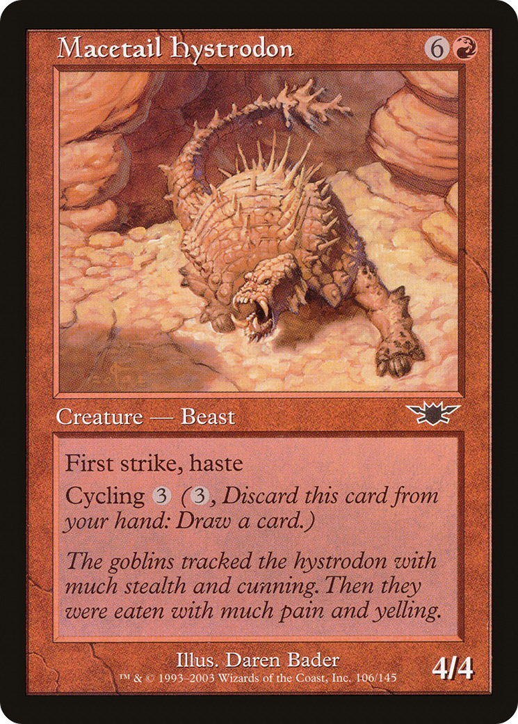 Macetail Hystrodon (106) Foil - Legions