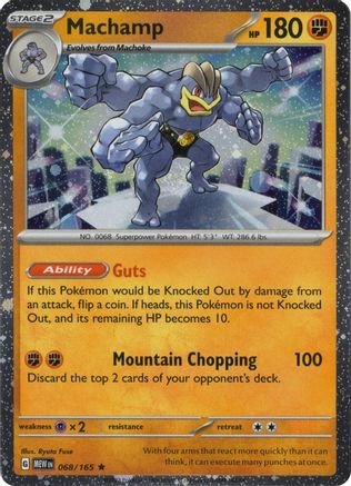Machamp (Cosmos Holo) (68) Holofoil - Miscellaneous Cards & Products