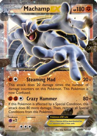 Machamp EX (37) Holofoil - Ancient Origins