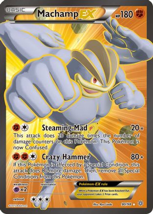 Machamp EX (Full Art) (90) Holofoil - Ancient Origins