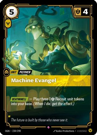 Machine Evangel (239) Foil - Origins