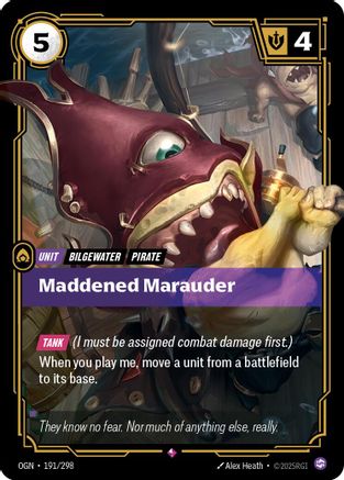 Maddened Marauder (191) Foil - Origins