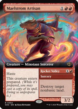 Maelstrom Artisan (Extended Art) (334) Foil - Secrets of Strixhaven