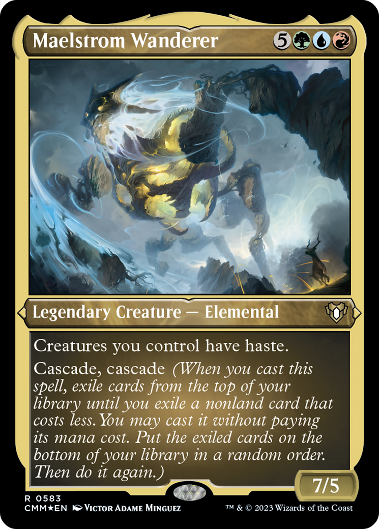 Maelstrom Wanderer (583) Etched Foil - Commander Masters