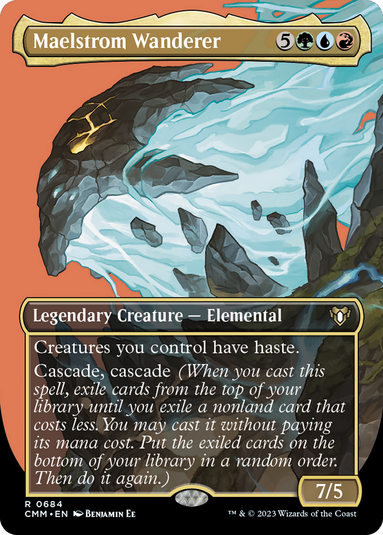Maelstrom Wanderer (Borderless) (684) Foil - Commander Masters