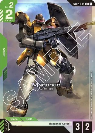 Maganac (C+) (ST02-005) Holofoil - Starter Deck 02: Wings of Advance