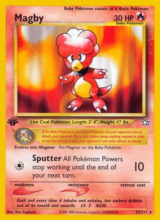 Magby (23) (1st Edition) - Neo Genesis