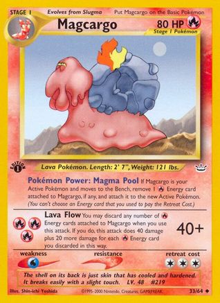 Magcargo (33) (1st Edition) - Neo Revelation