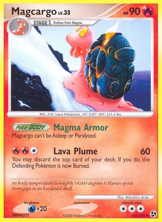 Magcargo (45) Reverse Holofoil - Great Encounters