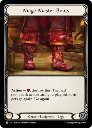 Mage Master Boots (SGB008) - Silver Age
